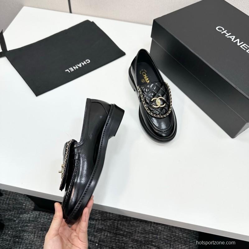 Chanel Classic Flap Chain CC Buckle Loafers - LY00320