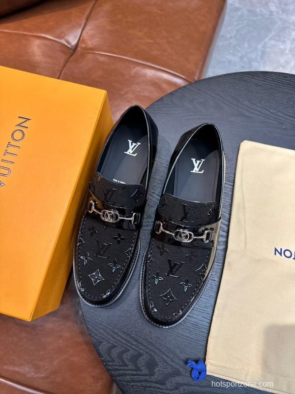 L Original Single Official Website Men's Casual Leather Shoes - AS00400