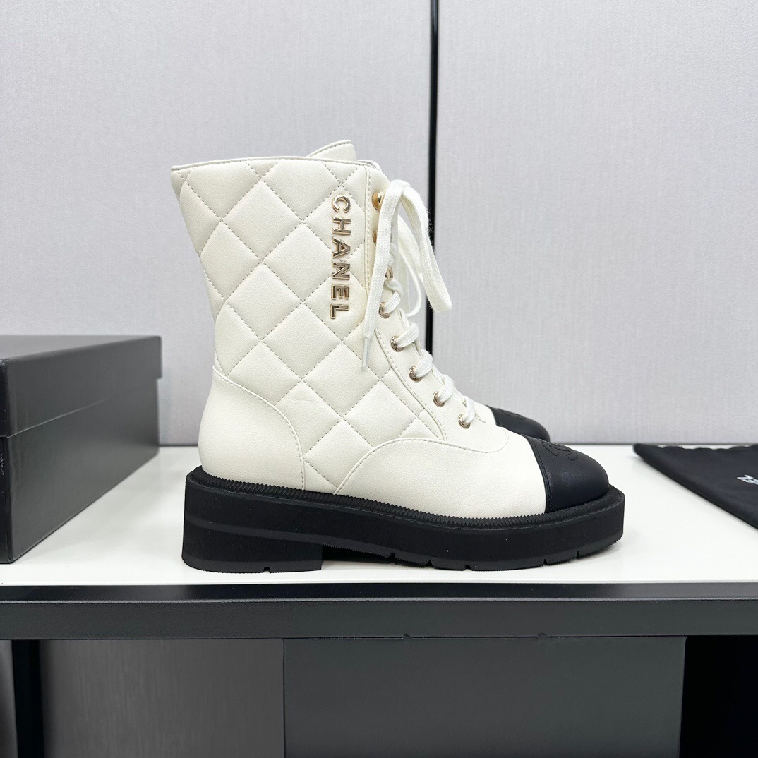 Chanel Fall/Winter Heavy-Duty Boots with Rubber Foam Sole - LY00380/LY00390