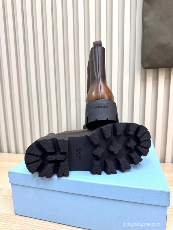 Prada Spring/Summer 2025 Platform Ankle Boots - LY0340