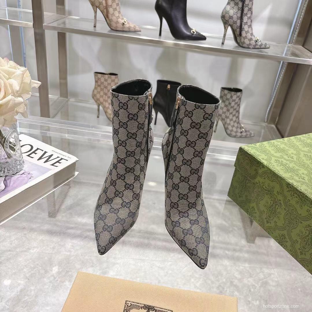 Gucci Classic Women's Shoes with 10.5cm Heel and Original GG Buckle - LY00370