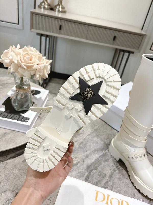 Dior 2025/SS Punk Style Strap Ankle Boots - KFY00470