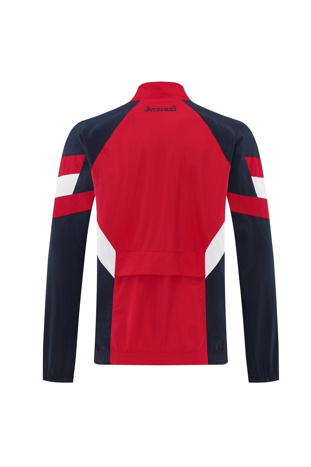 25/26 Arsenal Red Half Zipper Jacket+Long Pants S-3XL