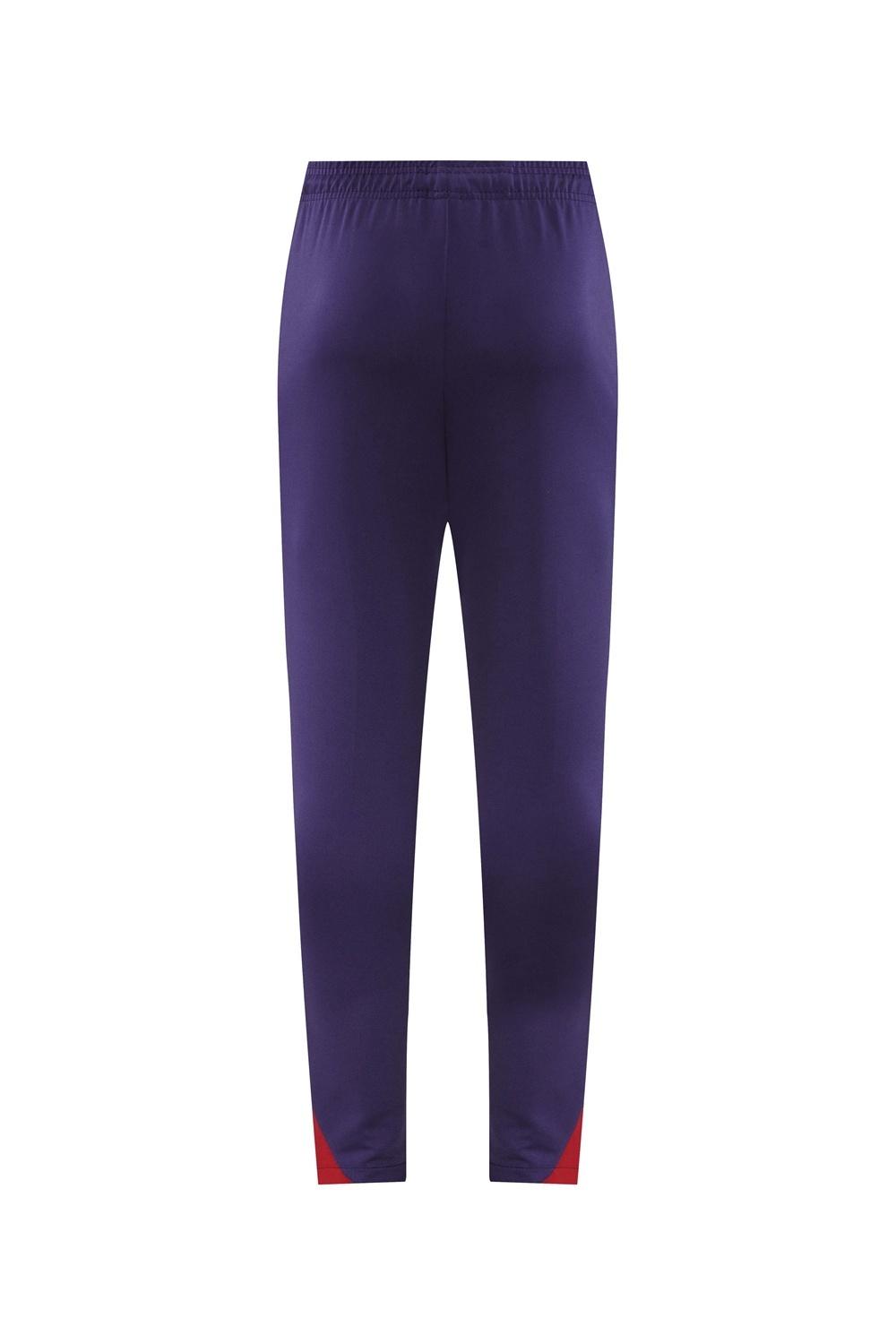 2025 England Purple Half Zipper Jacket+Long Pants