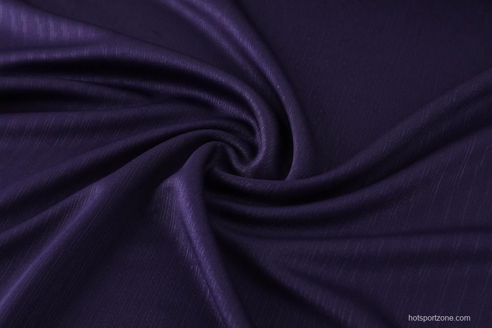 2025 England Purple Half Zipper Jacket+Long Pants