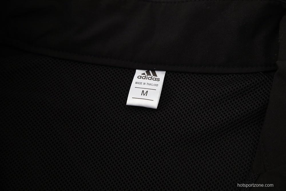 25/26 Newcastle United Black S-3XL Half Zipper Jacket+Long Pants