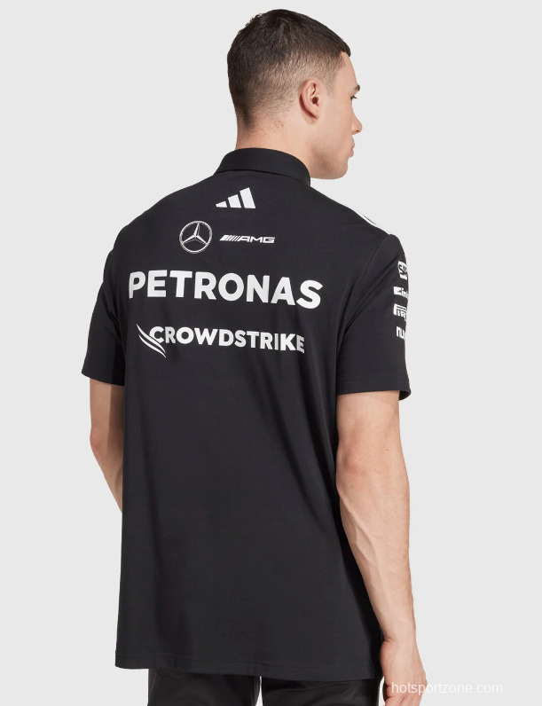 2026 F1 Mercedes-AMG Petronas F1 Team Black Polo Shirt