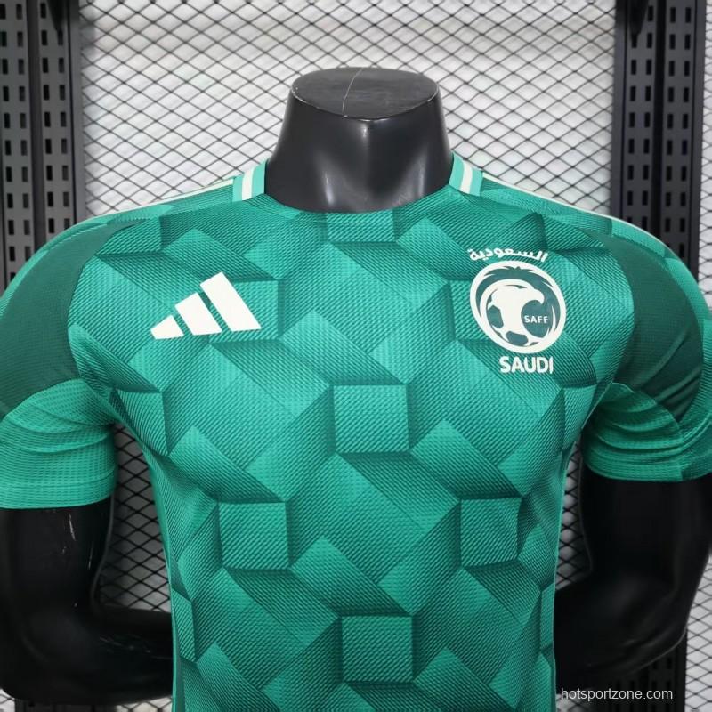 Player Version 2025 Saudi Arabia Home Jersey