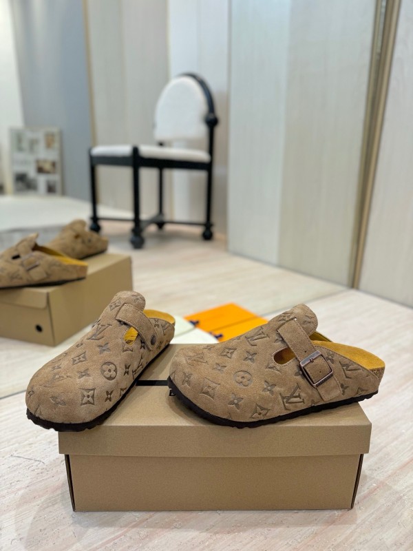 Louis Vuitton Louis Vuitton × BIRKENSTOCK Boston Soft Sole Mule Slippers - KFY00300