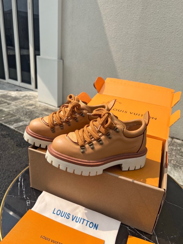 Louis Vuitton REMIX Lace-Up Derby Hiking Shoes - LY00340