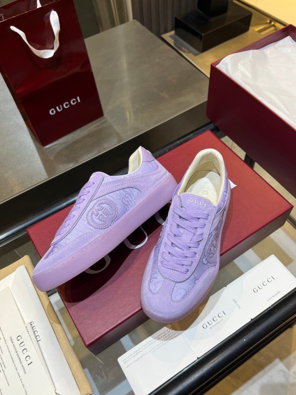Gucci 2025 SS Couple Edition Trainer Sneakers; Forrest Gump Shoes; Athletic Footwear - AS00280