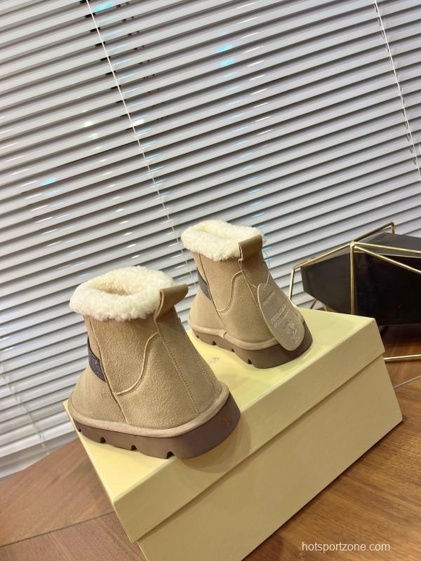 Brunello Cucinelli Winter New Snow Boots Sheepskin Buns Boots - AS00350