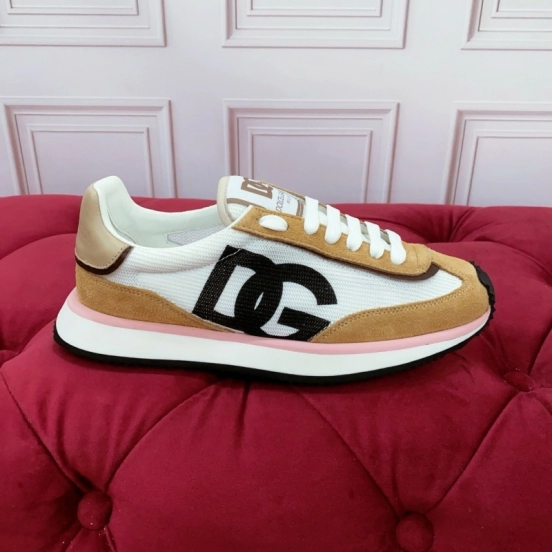 Dolce & Gabbana 2025 Spring Summer Collection Luxury Embroidered Logo Sneakers - AS00300