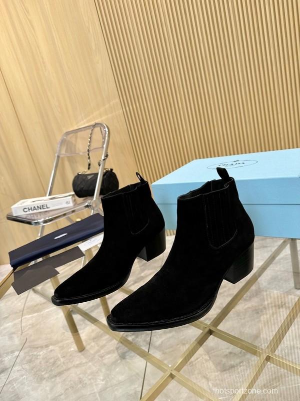 Prada Classic Pointed Toe Boots - LY00310
