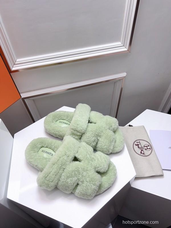 H ERLING Mao Slippers 2025 SS Collection Genuine Fur Comfort - LY00270