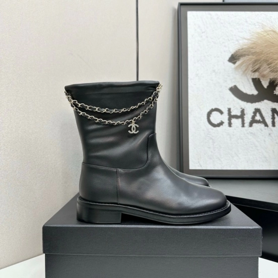 Chanel 2025 SS Short Boots Essential Fall Winter Item - LY00420