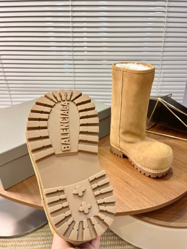 Balenciaga 2025 SS New Big Head High Heel Snow Boots - 2025SSBHB