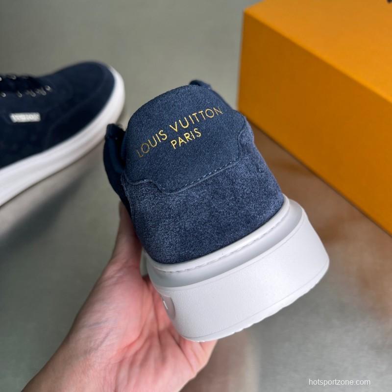 Louis Vuitton Beverly Hills Low-Top Fashion Sneakers - YC