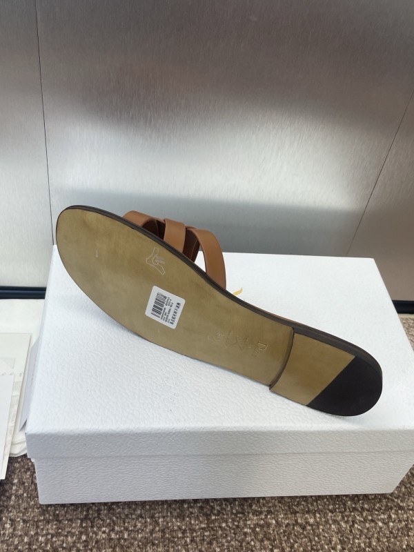 Dior D-Club Jelly Color Hollow Layered Cross Strap Women Sandals - KFY00280