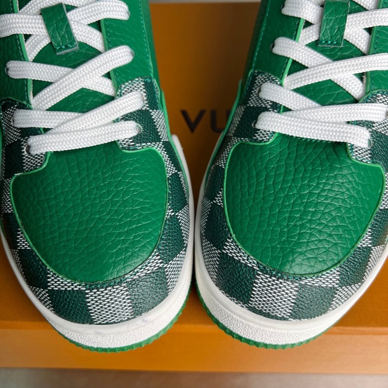 Louis Vuitton Signature Logo Casual Shoes with Imported Calfskin - YC