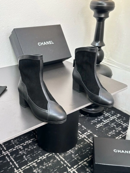 Chanel 2025 SS Short Boots Essential Fall Winter Fashion Item - LY00390
