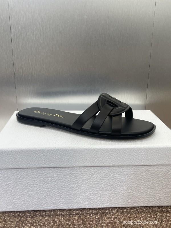 Dior D-Club Jelly Color Hollow Layered Cross-Strap Women Sandals - KFY00280