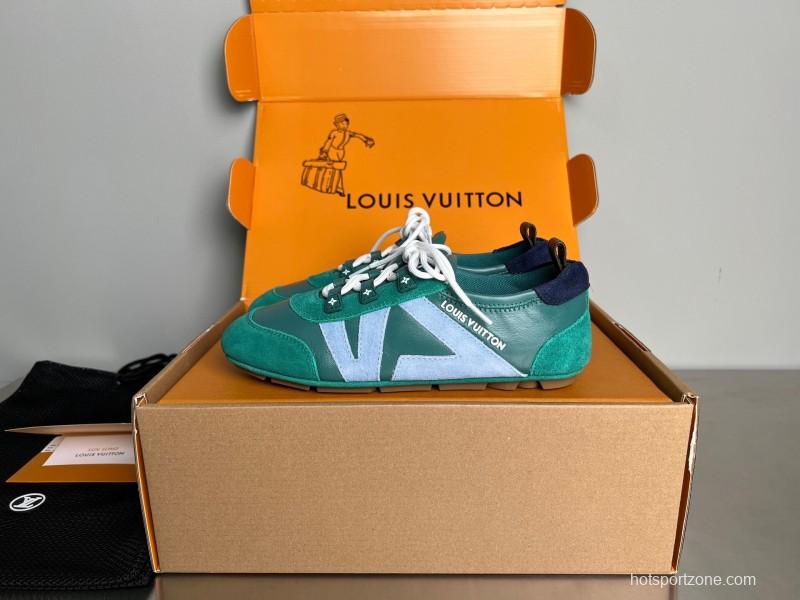 Lv Sneakerina 2025 SS Ballet Flat Low-Top Lace-Up Casual Shoes - YC