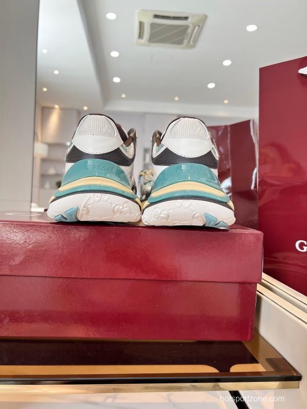 Gucci 2025 SS Collection 2.0 Sneakers with Reflective Stripes and Retro Design - AS00450