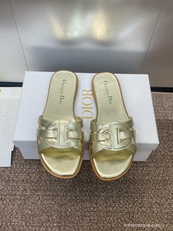 Dior D-Club Jelly Color Hollow Layered Cross-Strap Women Sandals - KFY00280