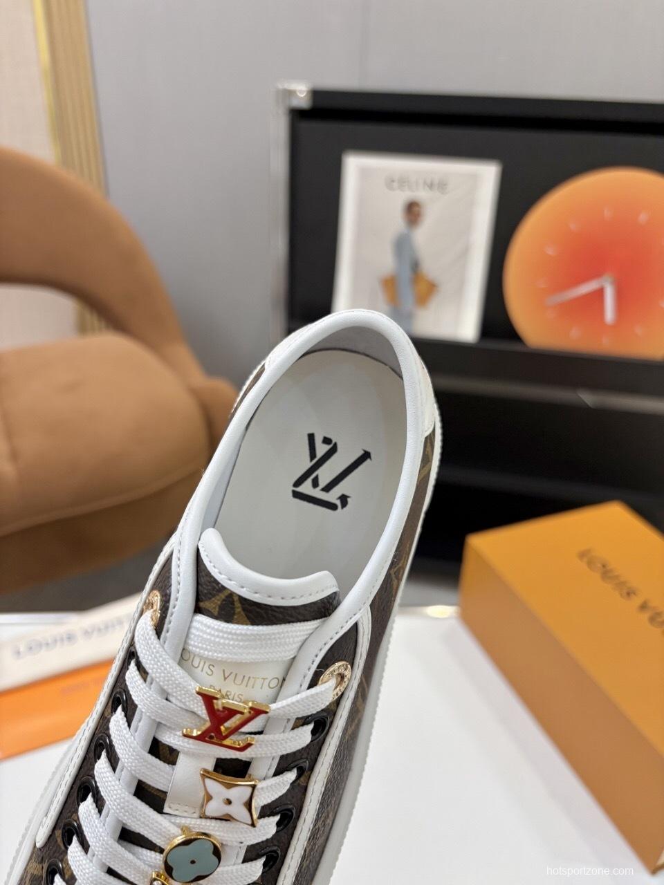 Louis Vuitton Lagoon Series Denim Sneakers with Buckle - AS00300
