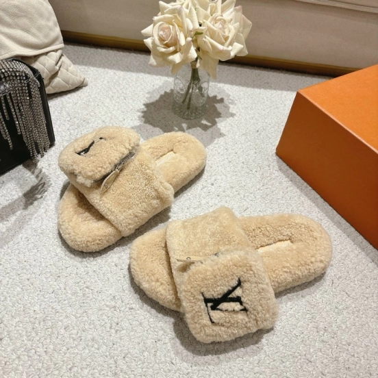 L牌 Wool Lazy Slippers - LY00260