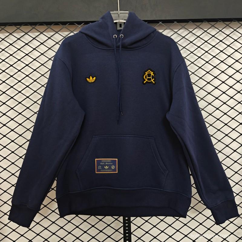 Adidas x Club America Retro Embroidered Logo Hoodie