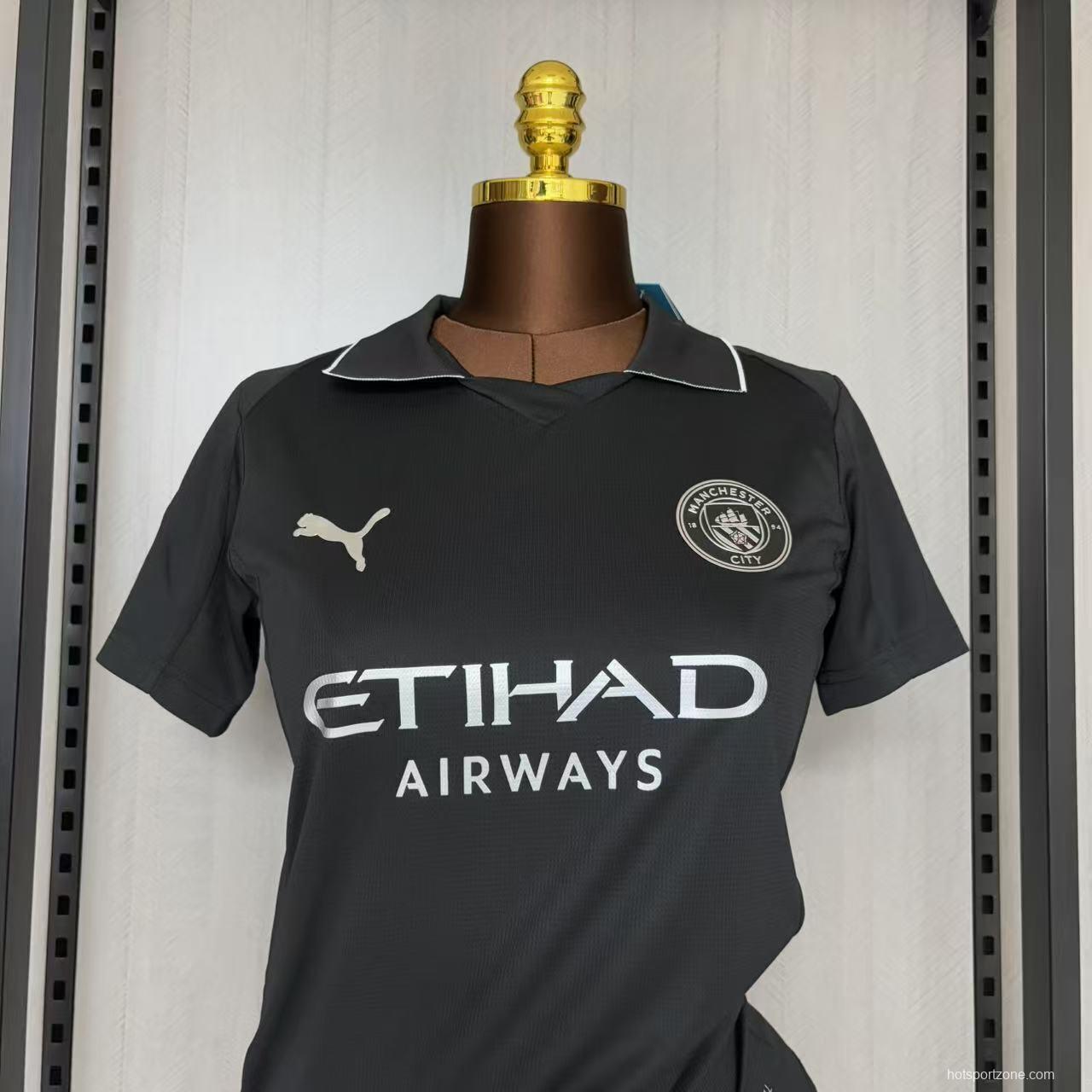 25/26 Women Manchester City Black Jersey