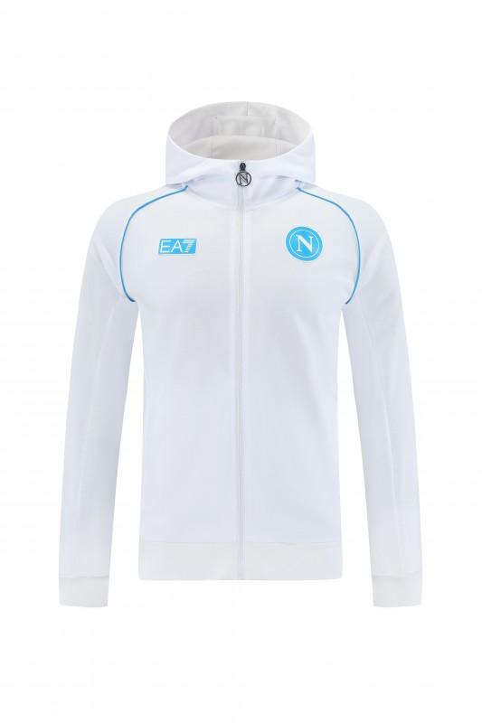 25/26 Napoli  White  Full zipper Jacket Tracksuit+ long pants