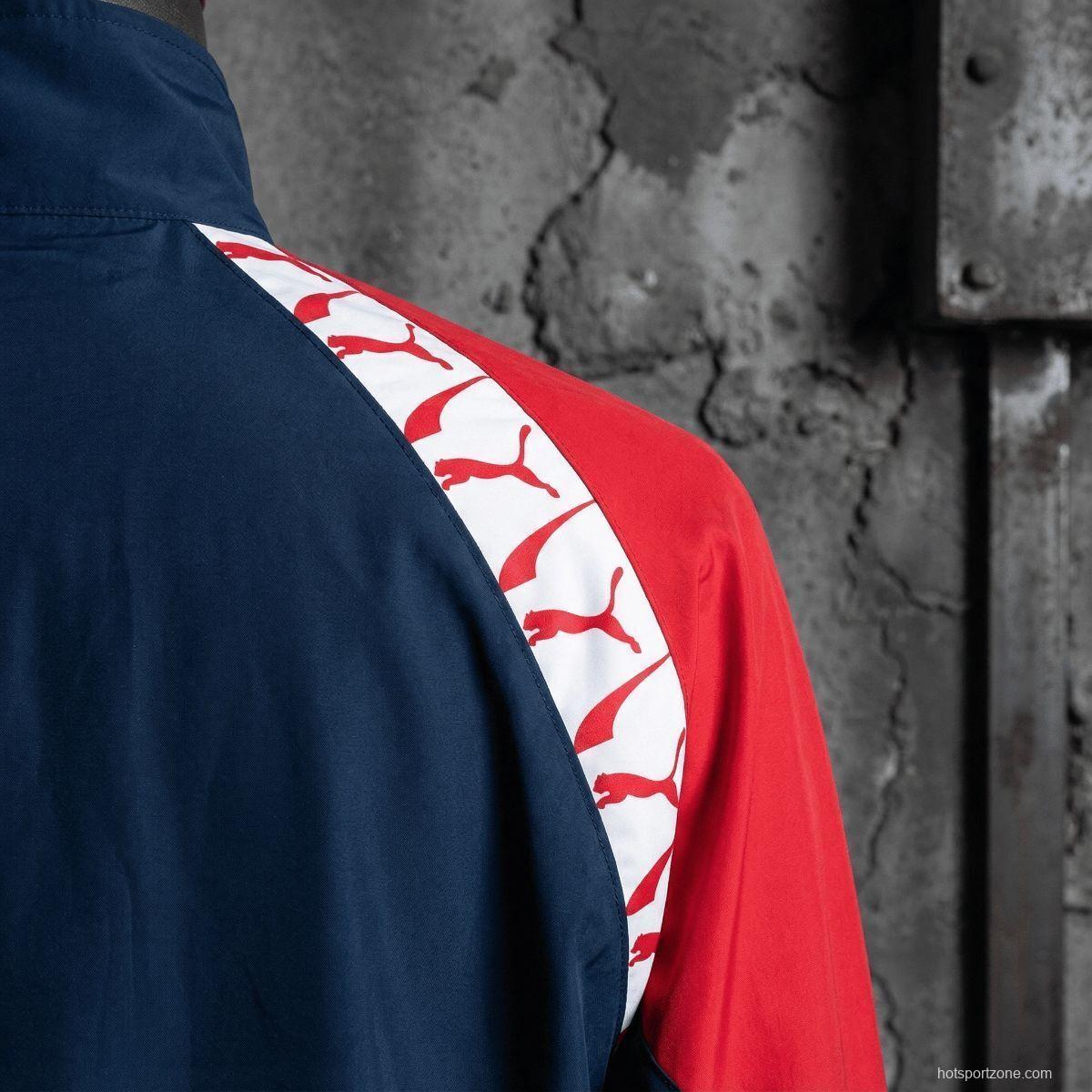 1996/97 Vintage Style Atletico Madrid Black Jacket Windbreaker