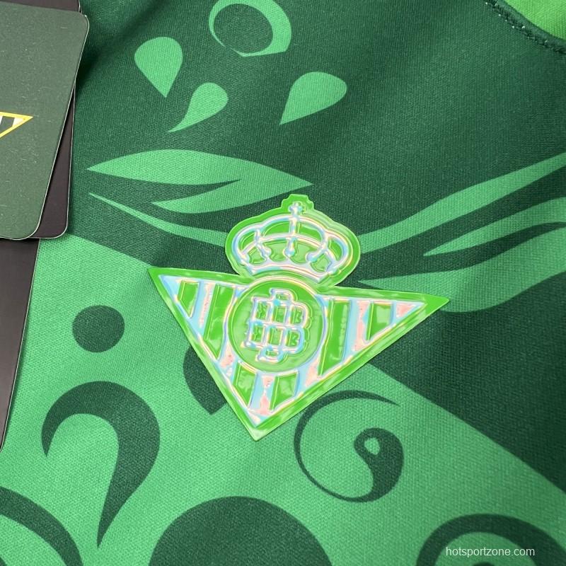 2025/26 Mens Real Betis Pre-Match Long Sleeve Jersey