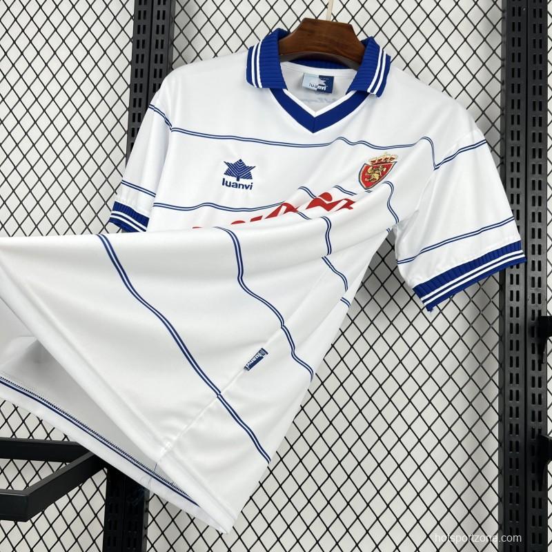 2000/01 Retro Real Zaragoza Home Jersey