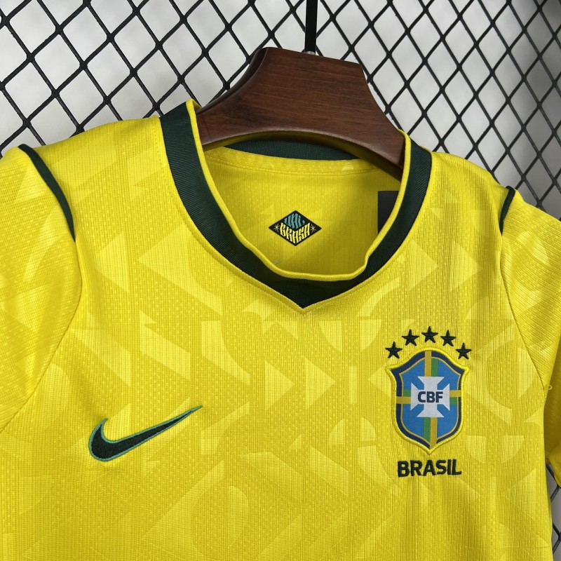 2026 Kids Brazil World Cup Home Kit