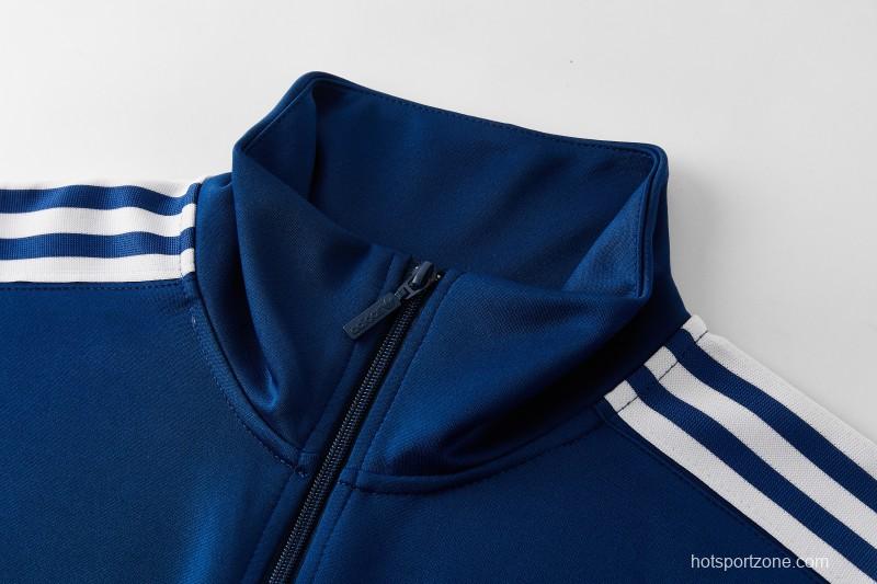 2026  Adidas Royal Blue Full Zipper Jacket + Long Pants