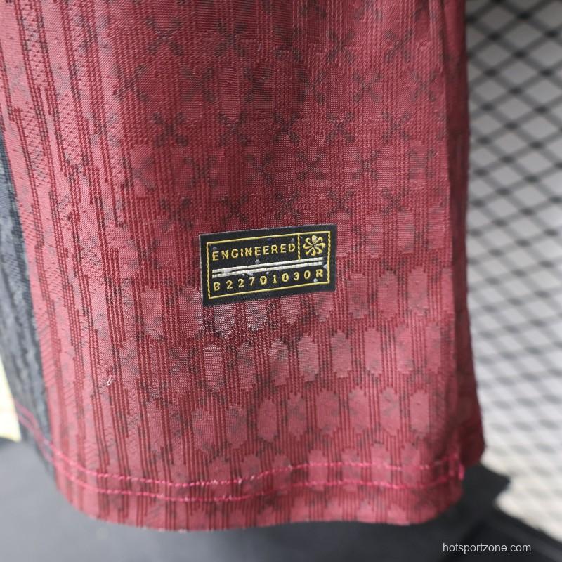 Player Version 26/27  PSG Paris Saint-Germain Black Burgundy Gold Special Edition Jersey