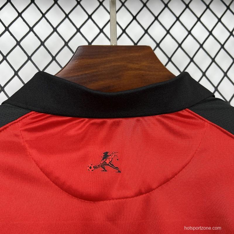 25/26 AC Milan x Slam Jam Limited Edition Long Sleeve Red Forth Jersey