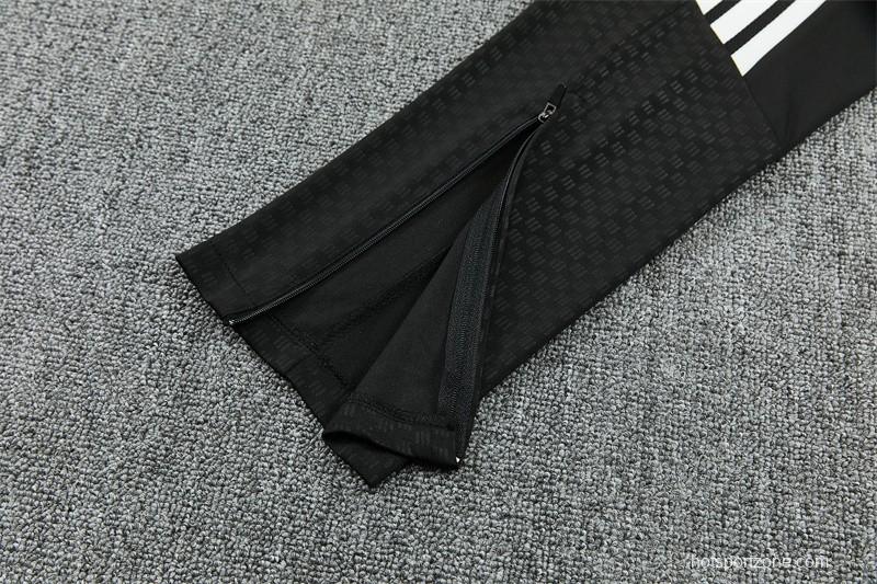 2026 Inter Miami CF Pink  Half Zipper Jacket Tracksuit + Black Long Pants