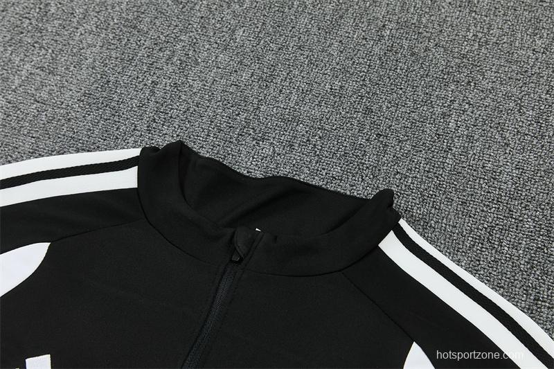 2026 Inter Miami CF Black & White Half Zipper Jacket Tracksuit + Long Pants