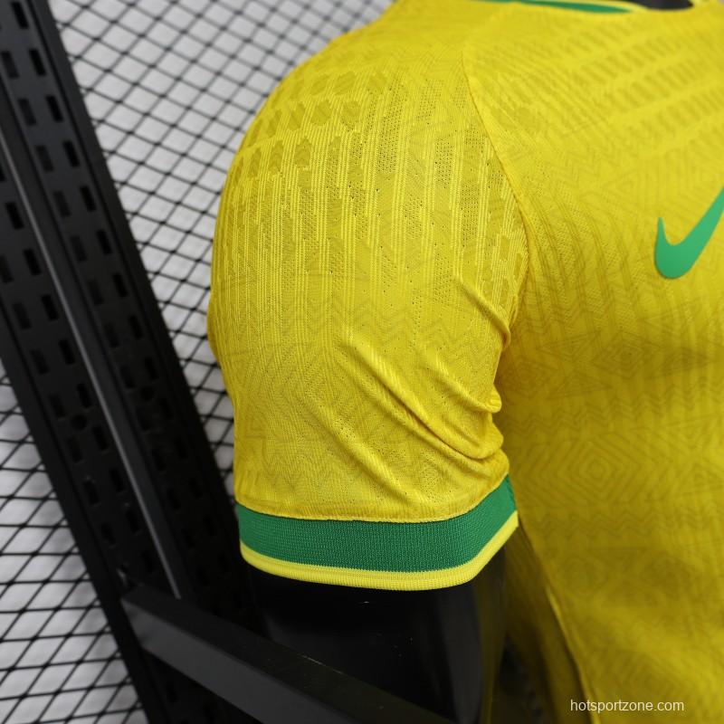 Player Version 2026 Brazil Home Yellow  Special Edition  Jersey