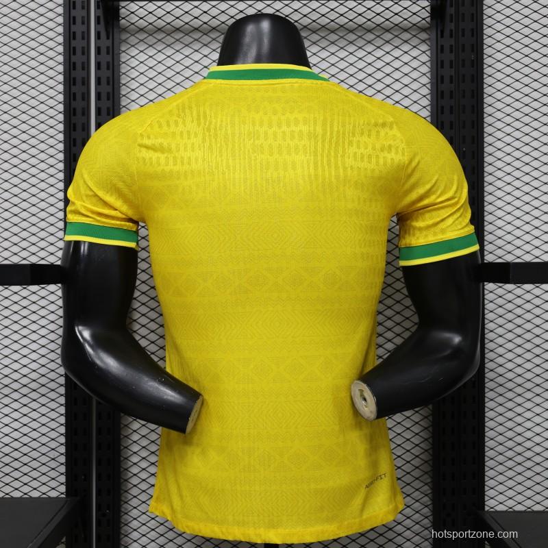 Player Version 2026 Brazil Home Yellow  Special Edition  Jersey