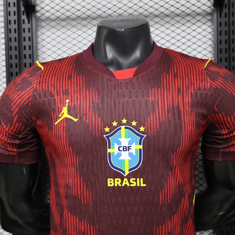 Player Version 26/27 Brazil  Dark Red Special Edition Jersey