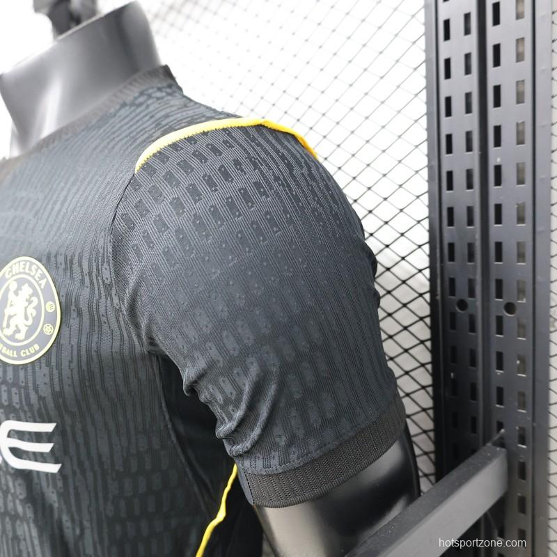 Player Version 26/27 Chelsea FC Black with Gold Accent Third Jersey