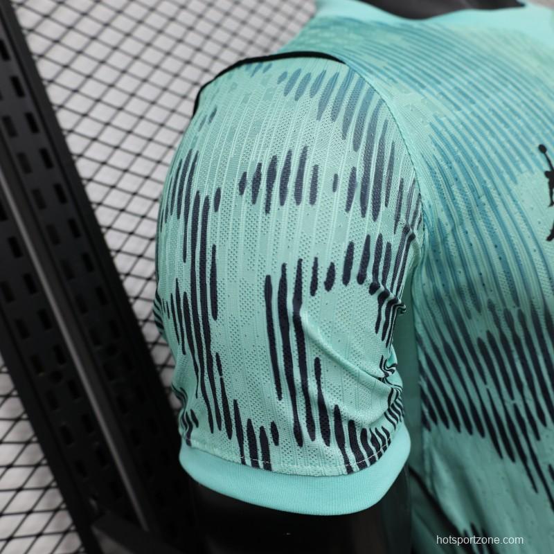 Player Version 26/27 Brazil Mint Green & Black Pattern Special Edition Jersey