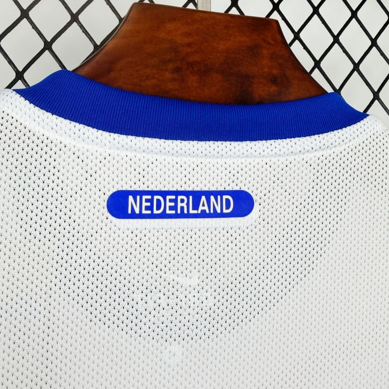 Retro 2012 Netherlands Away Long Sleeve Jersey