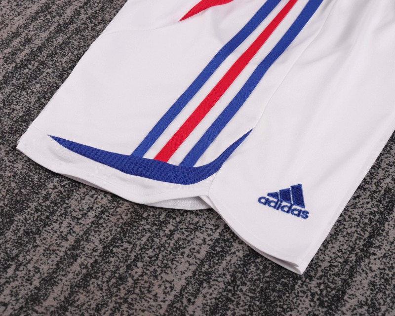 Retro Kids 2006 France White Away Jersey
